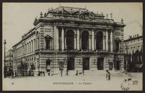 Montpellier. - Le théâtre. ND Phot.