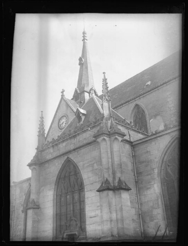 Alençon (Orne) : extérieur église Saint-Léonard, tour Saint-Martin