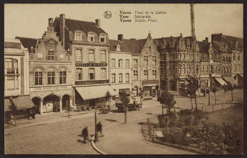 Ypres. Place de la Station. Yper. Statleplein. Ypres. Station place 