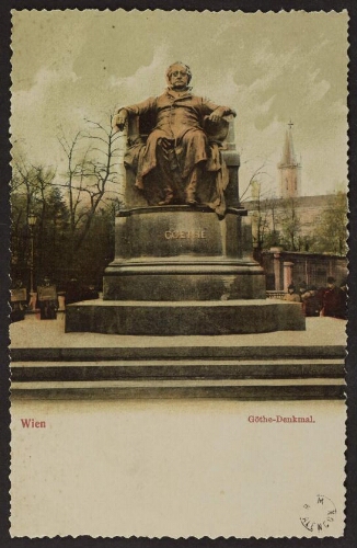 Wien. Göthe-Denkmal 