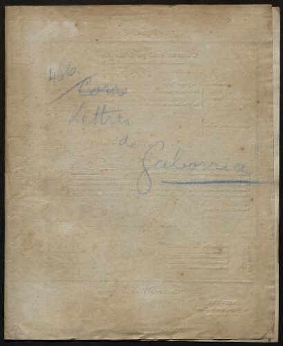 Correspondance maçonnique de ou par Gaborria (1786-1819). 106 pièces