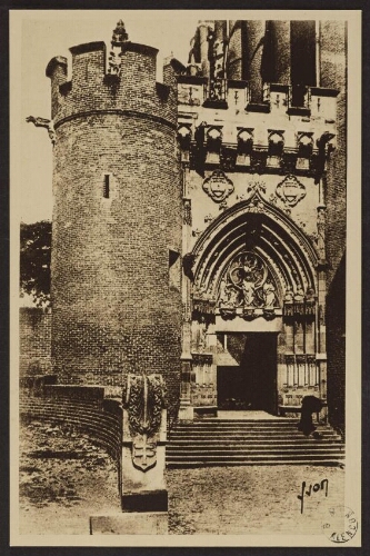 Albi (Tarn). Cathédrale Sainte-Cécile. Porte Dominique de Florence 