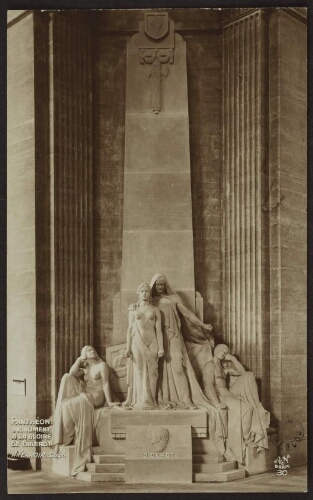 Panthéon. Monument à la gloire de Diderot. Alphonse Terroir, sculpteur 